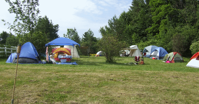 Camping at Roundhouse 2010