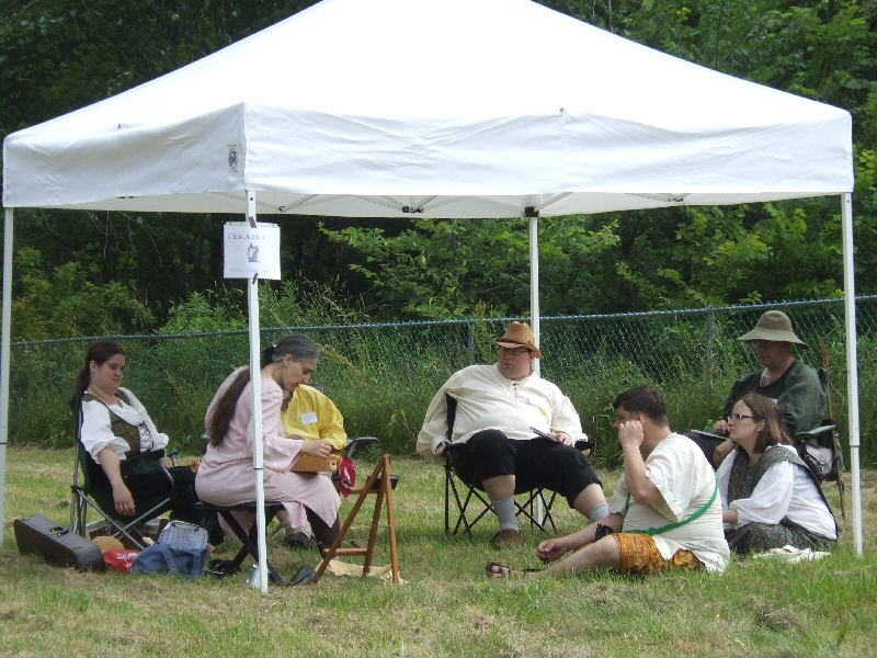 Mathilda's Period Music Theory class at the Third Bardic Roundhouse