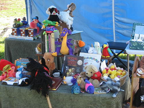 Roundhouse 2009 - kids table at Bored Bard